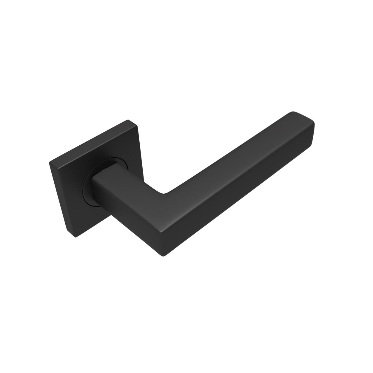 Sluitwerkpakketten met Deurkruk Squared 16 Regular Zwart